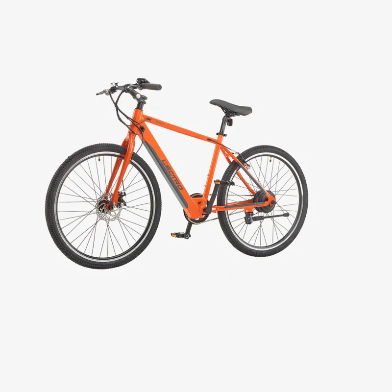 Lectro Summit 27.5 Inch Wheel Electric Bike Orange Single Gear-7